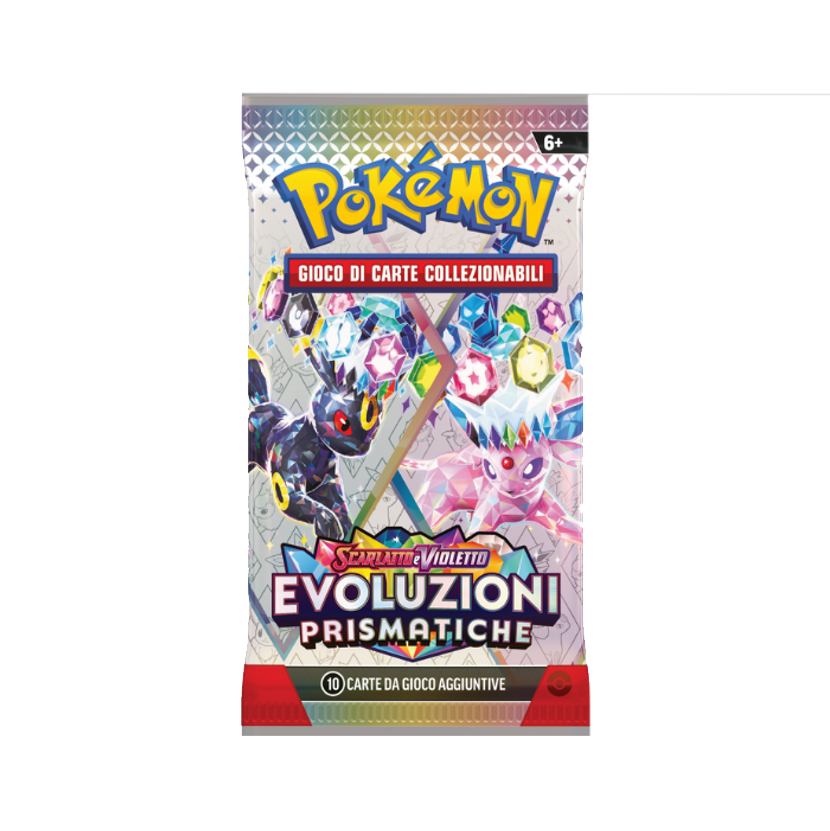 booster box evoluzioni prismatiche Pokemon SV8.5 Bundle 6 buste (ITA) Gradedstore Pokemon Evoluzioni Prismatiche x5 Booster