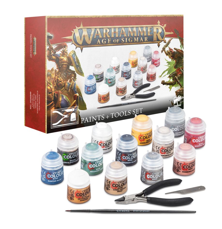 Age of Sigmar - Set Colori + Attrezzi