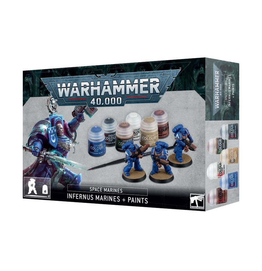 Warhammer 40.000 - Space Marines: Set Marines Infernus + Colori