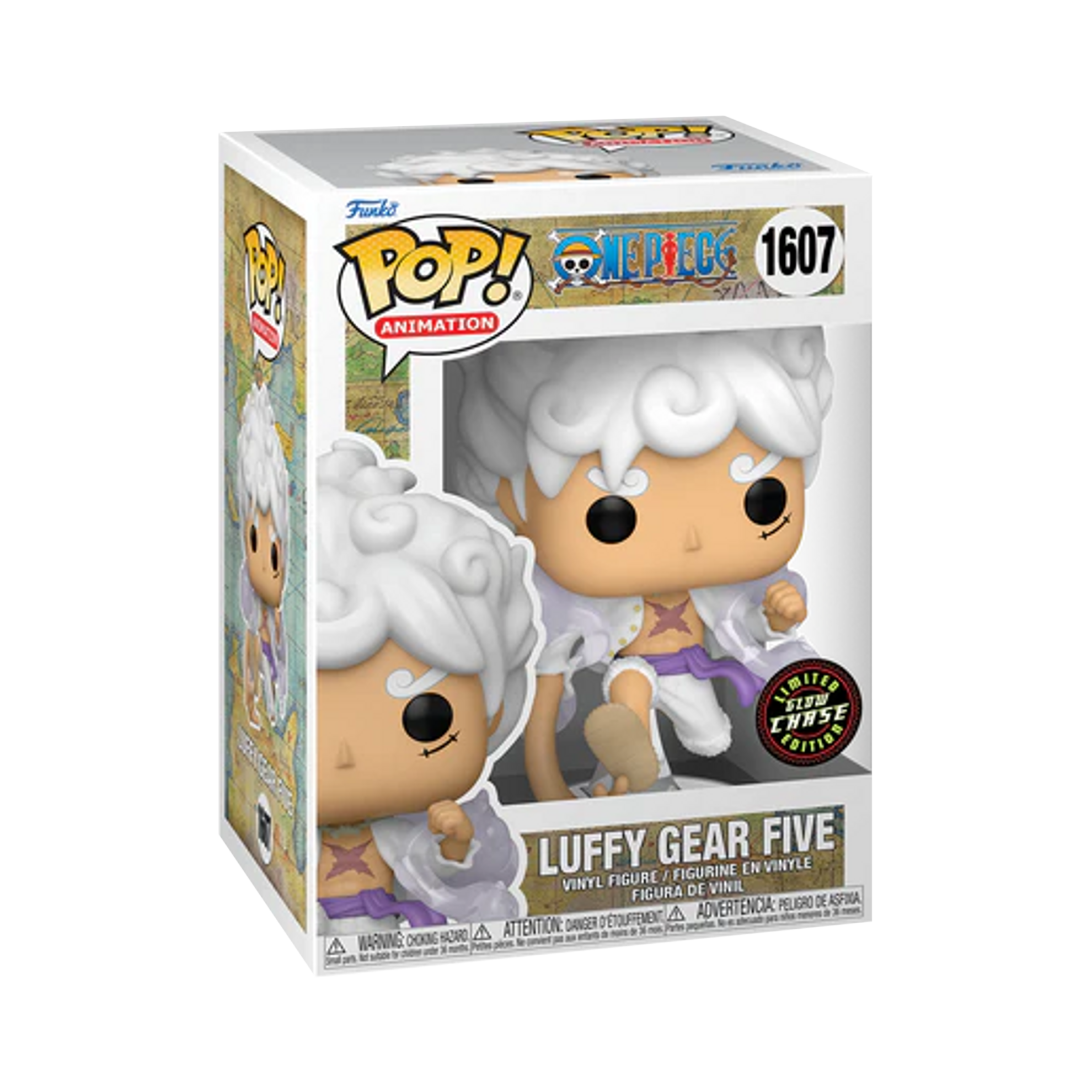 Funko Pop One Piece - 1607 Luffy Gear Five CHASE - Dimensione Standard