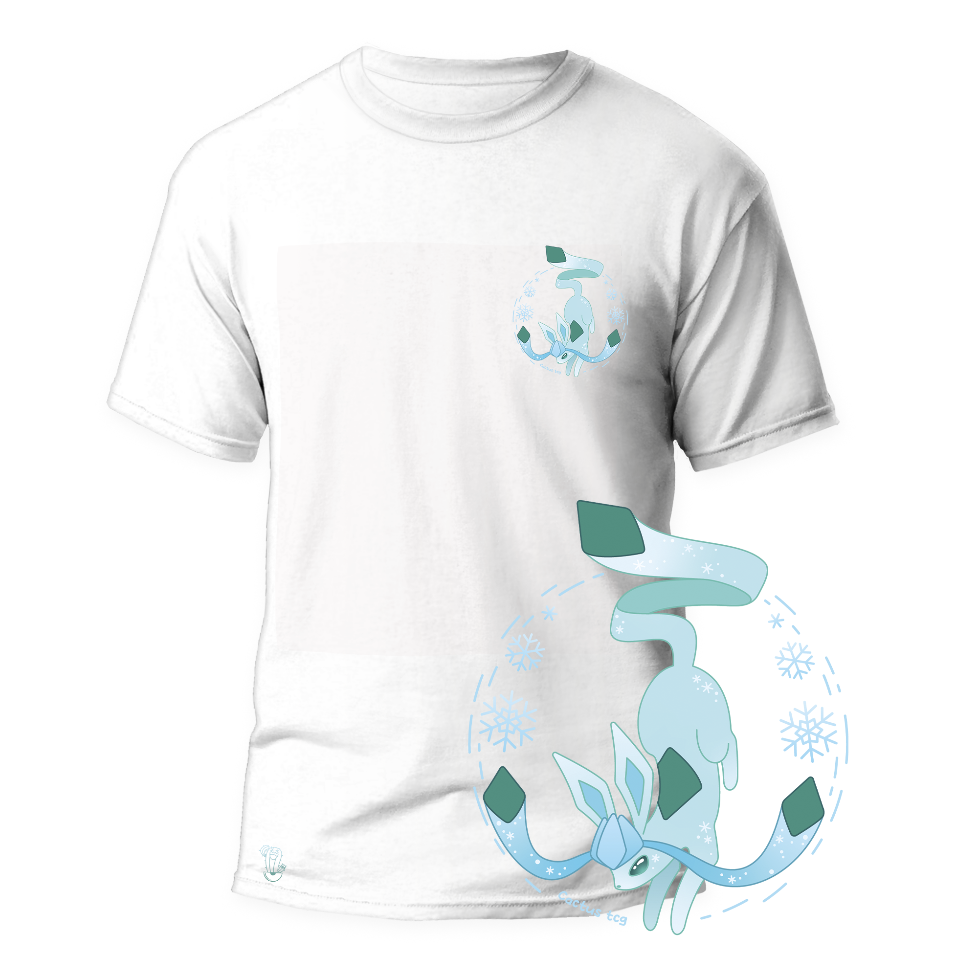 Cactus T-Shirt - Eeveelutions pt2 - Bianco