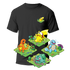 Cactus T-Shirt - Kanto Starters - Nero