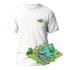 Cactus T-Shirt - Kanto Starters - Bianco