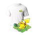 Cactus T-Shirt - Kanto Starters - Bianco