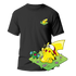 Cactus T-Shirt - Kanto Starters - Nero