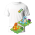 Cactus T-Shirt - Kanto Starters - Bianco